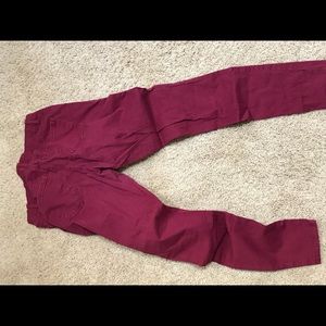 Red/purple jeans